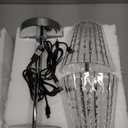 SAIWEYA Cordless Table Lamp, 5000mAh Rechargeable Battery Operated Portable Lamp, Dimmable+3 Colors LED Touch Control, Modern Crystal Lamp for Bedroom, Kitchen, Bar, Office (Sliver-2 Pack)