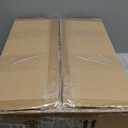 19.7'' Black and Gold Chandelier for Dining Room, 6-Light Farmhouse Industrial Chandelier Adjustable Modern Geometric Pendant Lights for Living Room Kitchen Entryway Foyer Hallway