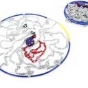 Snow Chains Tire Traction Chain Width (235 245 255 265 275mm)15"16"17"18"19"20" for Bus, ATV, Van, Semi Truck, SUV, Pickup, Car, UTV, Light Truck Set of 2