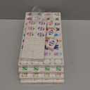 American Mahjong Set 160 Quality White Tiles (1.2 Inch, Tiles Only) American Mahjong Game Set for Ideal Gifts, No Additional Accessories