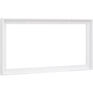 Pixy Canvas Floater Frame 10x20 for 3/4 (0.75) inch Deep Canvas Paintings/Canvas Prints/Wood Canvas Panels/Wall Art/Wall Decor/Home Decor/Artwork (White, 10 x 20 inch, Landscape)