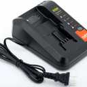 PCC692L Rapid Charger Compatible with Black+Decker 20V Battery,Compatible with Porter-Cable 20V Battery LBXR20 PCC685L PCC681L BDCAC202B 20-Volt Power Tool Battery Charger