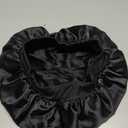YFONG Real Mulberry Silk Bonnet, Double Layer Silk Lined Bonnet for Sleeping Women Men, Adjustable & Non-Slip Sleep Cap