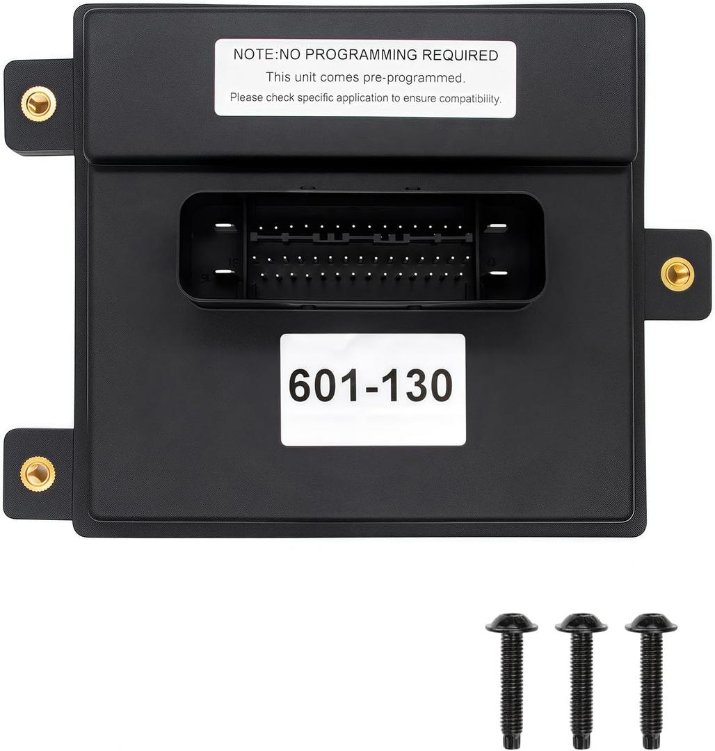 JulyDeep 601-130 6H1481 Upgraded Fuel Pump Driver Module, Pre-Programmed Fuel Pump Flow Control Module Compatible with 2013-2014 Chevy Tahoe Impala Suburban Express 1500, Cadillac CTS Repalce 20964305