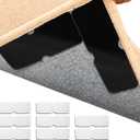 Rug Pad Grippers for Hardwood Floors & Tiles - No Damage Washable & Reusable, Double-Sided Non Slip Strong Adhesive Rug Pads Keep Corners Flat (8)