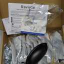 Ravinte 10 Pack 3" Drawer Pulls Flat Black Cabinet Cup Pulls Kitchen Hardware Cabinet Handles Drawer Handles Knobs 3 inch Hole Center