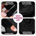 MhIL Workout Gloves for Women – Breathable Gym Gloves for Women with Palm Protection and Enhanced Grip – Padded Weight Lifting Glove for Womens with Wrist Wraps Support Weightlifting Exercise Cycling, Large: 8.1 – 8.6” / 20.6 – 22 cm