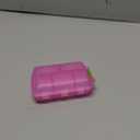 Zuihug 1Pack Travel Pill Organizer - 10 Compartments Pill Case, Compact and Portable Pill Box, Perfect for On-The-Go Storage, Pill Holder for Purse Pink