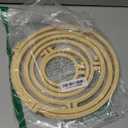 6 Pcs Embroidery Hoop 6 Size, Round Plastic Cross Stitch Hoop with 16 Needles (3.6In to 10.7 in), Small Embroidery Hoop, Cross Stitch Hoops and Frames, Suitable for Embroidery, Craft Sewing