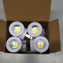 BMXKPO LED Night Light Plug in, Modern Plug-into Wall NightLight, Adjustable 0-200LM Brightness,Daylight 5000K,Dimmable Night Lights for Hallway Bedroom Stairway, Kitchen, Dusk to Dawn Sensor,4 Pack