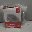 Inflatable Snow SletQPAU Snow Sled for Toddlers 1-3 with Canvas Cover, Inflatable Baby Sled with 3-S