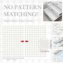 Heroad 17.3"x385" Plaid Peel and Stick Wallpaper Neutral Wall Paper Boho Checkered Contact Paper Self Adhesive Removable Wallpaper for Bathroom Kitchen Cabinets Waterproof Decor Vinyl Roll