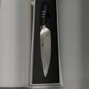 MAD SHARK 5 Inch Ultra Sharp Paring Knife, German Stainless Steel, Ergonomic Handle Design, Chopping Knife for Precise Cutting, Peeling, Slicing (Black)