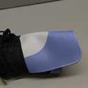 32.5 Inch Mahjong Mat for Table, 3MM Non-Slip & Noise Reduction Gaming Mat with Drawstring Bag, Perfect for Poker, Board Games, Card Games, Tile Games, and Dominoes (Salvia Blue-Light Steel Blue)