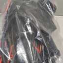QPAU Inflatable Punching Bag for Kids with Boxing Gloves, 66 in, Black&Red