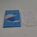 Eiito Hat Washer Cage, Hat Washer for Baseball Caps for Washing Machine or Dishwasher, Ball Cap Washers Frame for Flat and Curved Hats, Hats cage, Fit for Adult and Kid's, 1 Pack White