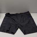 Tournesol Women's Plus Size Swim Shorts High Waisted Bathing Suit Bottoms Swimsuit Tankini Board Shorts with Pocket Black Size 4X