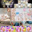 White Transparent Balloon Boxes With 78 Letters, Name Boxes for Baby Shower, Clear Baby Box Blocks Backdrop for 1st Birthday, Bridal Shower, 2026 Graduation Prom Party, Gender Reveal Decoration, 6 PCS
