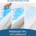 Full Size Mattress Protector Waterproof Mattress Topper Pad Cover Fitted Bed Sheets Full up -14'' Terry Super Soft & Breathable & Noiseless Mattress Protector Machine Washable