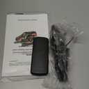 Under Desk Elliptical Machine, Electric Elliptical Leg Exerciser for Seniors with 12 Adjustable, Portable Quiet Elliptical Exercise Machine, Seated Pedal Exerciser with Remote Control (Orange)