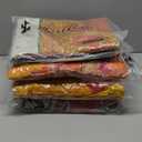 Marubhumi Vintage Kantha Quilt Handmade Reversible Cotton Throw Blanket with Assorted Patchwork | Boho-Style Decorative Bedding for Sofa, Couch, Bed & Picnic | 4 Pc