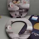 Sanilo Soft Close Toilet Seat ELONGATED, Quiet and Slow Close Lid and Seat, Strong Bumpers and Hinges, Vanesa