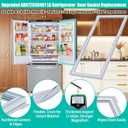 Upgraded ADX72930461 Refrigerator Door Gasket for LG Refrigerator Seal Replacement ADX72930455 ADX72930453 Fridge Door Gasket Seal fit for Model LFX29927ST LFXS30726W 79572063117 Right Door Seal