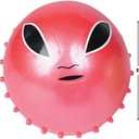 Assorted Colors Inflatable Alien Spike Vinyl Balls (5") 12 Count, Fun & Colorful Toys - Great Party Favors for Birthdays, Themed Parties & More