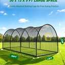 Baseball Batting Cage,30x13x9 FT Batting Cages for Backyard