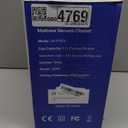 Mattress Vacuum Cleaner, Bed Vacuum Cleaner with 16Kpa Suction 253.7nm UV-C Light, Ultrasonic & High Heating, 500W Powerful Double-Cup Handheld Vacuums for Bed, Sofa, Couch, Crib, 16.4FT Corded (Blue & Gold)