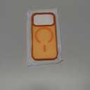 Miracase Magnetic for iPhone 17 Pro Case 6.3" with Screen Protector, [Compatible with MagSafe] Military-Grade Protection, Anti-Fingerprint, Slim Thin Phone Case for 17 Pro Cover, Orange