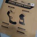 Hylaea Athletic Running Socks Cushion Padded Moisture Wicking Low Cut (L)