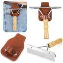 Blulu 1 Set Horse Show Comb Brush Holder Cattle Horse Race Grooming Brush Show Comb Derby Day Horses Mane and Tail Brushes with Wood Handle Livestock Supplies for Cow Pet Dog Cattlles Cows Goat Sheep