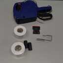 Perco Lite 1 Line Price with Price-Marking Labels Kit — Includes 5,000 Blank White Labels, 1 Clip, 2 Ink Rollers — 1 Ink Roll & Labels Preloaded — Ideal for Retail Pricing, Inventory, and More