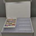 ARTDOT 60-Piece Diamond Art Storage Trays Kits for Adults with Lids, 2-in-1 Stackable Diamond Painting Accessories and Tools (White)