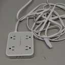 TESSAN Surge Protector Power Strip 15 Ft Cord, 8 Widely Spaced Outlets, 3 USB Charger (1 USB C Port), Ultra Thin Flat Plug Extension Cord 15 Feet, 900J Surge Protection for Home, Dorm Room Essentials