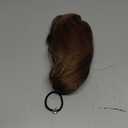 Ponytail Extension - 10" Short Claw Clip in Ponytail Hair Extensions Messy Bun Hair Piece Natural Soft Synthetic Straight Pony Tail Hair Pieces for Women - Light Brown