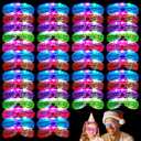40 Pack Led Glasses,Light Up Glasses,Glow Glasses Glow In The Dark Party Supplies Suitable For Kids/Adults, Rave neon Flashing Party For Birthday Mardi Gras New Year's Eve Decoration