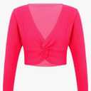 easyforever Girls Long Sleeve Knot Ballet Dance Wrap Top Cardigan Shrug Dress Cover Up Gymnastic Bolero Sweater Tops
Size 160