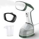 KEENSTAR Steamer for Clothes, Portable Handheld Garment Steamer, 1500W 2 in 1 Fabric Wrinkles Remover, 30-Second Fast Heat-up, 250ml Detachable Water Tank, Steam Iron for Home and Dorm (Green)