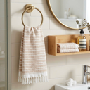 Home Wear Hand Towels Orange Set Of 2 15x25 Pack Of 2