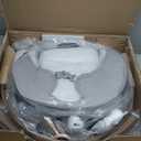 Baby Swings for Infants, Monamii Baby Swing, Bluetooth Infant Swing with Music Speaker, 5 Speeds and Remote Control, Indoor & Outdoor Use (Light Grey)