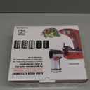 Stainless Steel Slicer Shredder Attachment Compatible with Kitchenaid Stand Mixer Parts Accessories, Vegetable Shredder Cheese Grater with Detachable 5 Blades