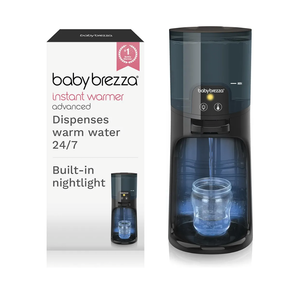 Baby Brezza Instant Bottle Warmer Advanced with 3 Temperature Settings, 24/7 Warm Water Dispenser for Formula Warming, LED Nightlight, 50oz Tank Capacity, Electric Kettle Alternative