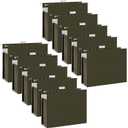 10 Pack Extra Capacity Hanging File Folders with Tabs Reinforced Hanging Folders Expandable, Heavy Duty 3.5 Inch Expansion Designed for Bulky Files Medical Charts (Letter Size)