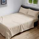 RV Short Queen Sheet Set 60 X 75 - 4 Piece RV Short Queen Bed Sheets - Soft, Breathable & Cooling - Designed for Bunks, Trailers & Campers - Fits 8 to 10" Mattress - Comfy Luxury Bedding