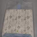 GAEKEAO Womens Wallet Slim Thin RFID Blocking Floral Vegan Leather Card Holder Bifold Long Ladies Wallet with Zipper Pocket (Blue)