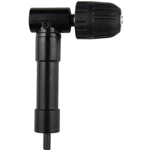 JIANWEI 0.8-10mm Right Angle Drill Attachment, 90 Degrees Drilling Bend Extension, Electric Drill Extension Tool, Cordless Drill Adapter Corner Adapter(Black)