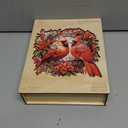 Jigfoxy Wooden Puzzles for Adults, Cardinal Wood Puzzle for Adults, Unique Animal-Shaped Wooden Jigsaw Puzzle, Christmas Thanksgiving Gifts for Family and Friends (M-11.4 * 11.3in-200 pcs)