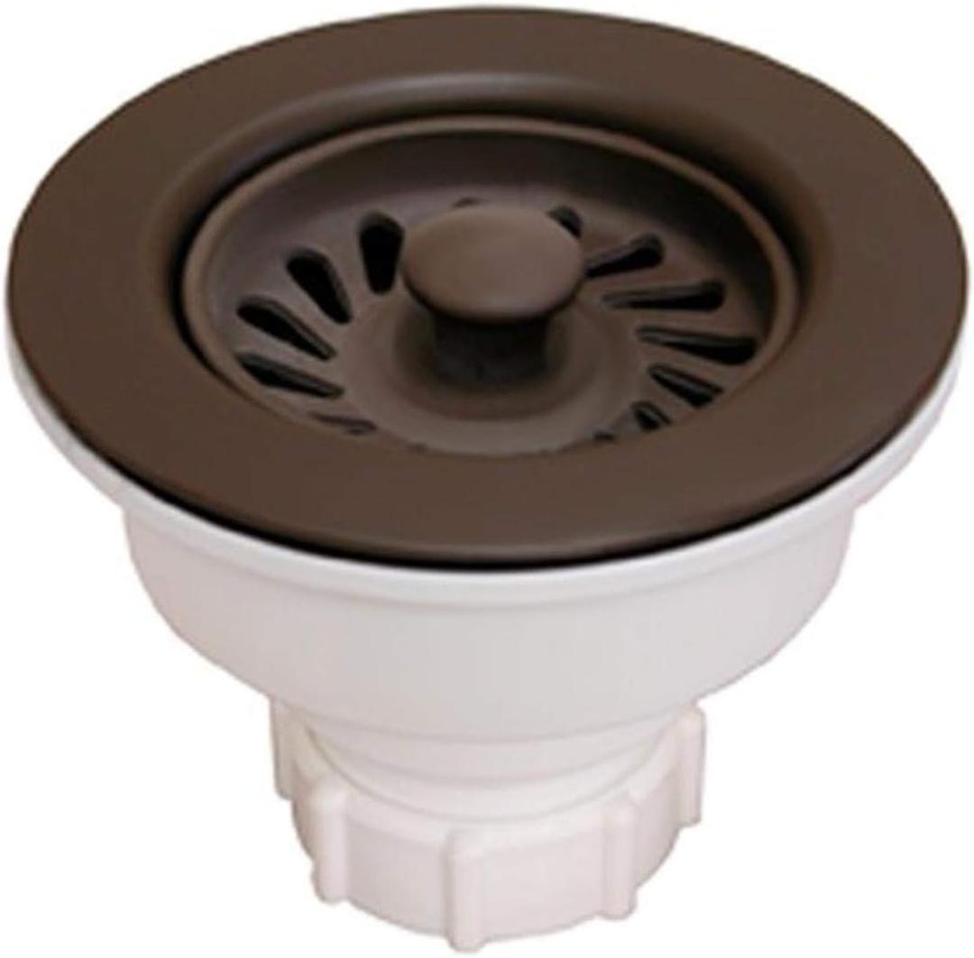 Plumbest B02-407 Decorative Basket Strainer, Old World Bronze
